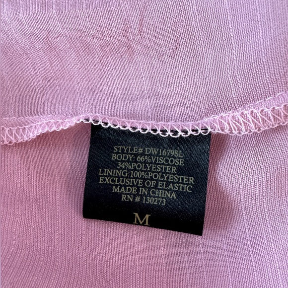 Lee Pink, Super Soft, Lightweight, Smocked Top, Tiered Skirt, Maxi Dress- size M - Picture 9 of 13